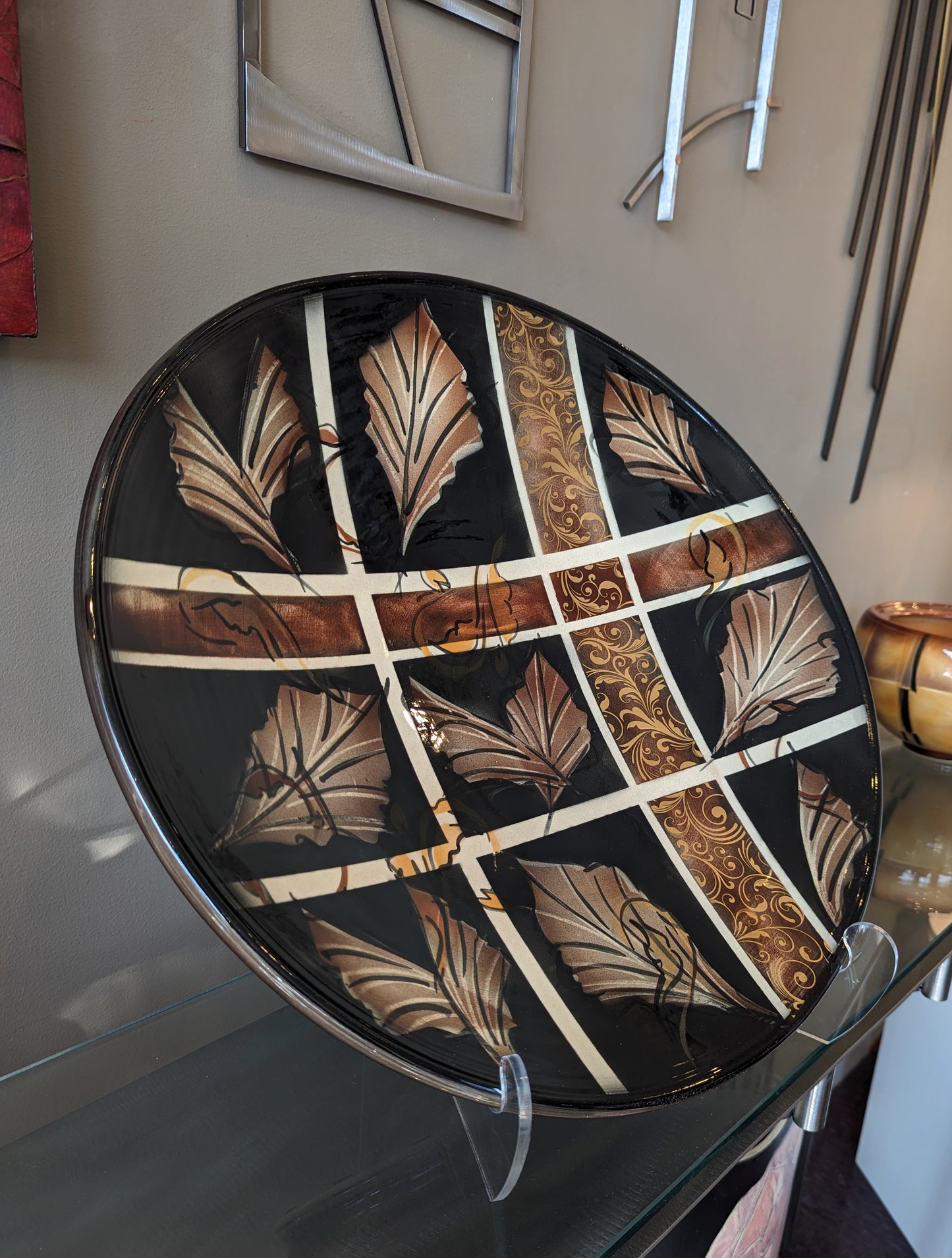 Modern Baroque Round Platter