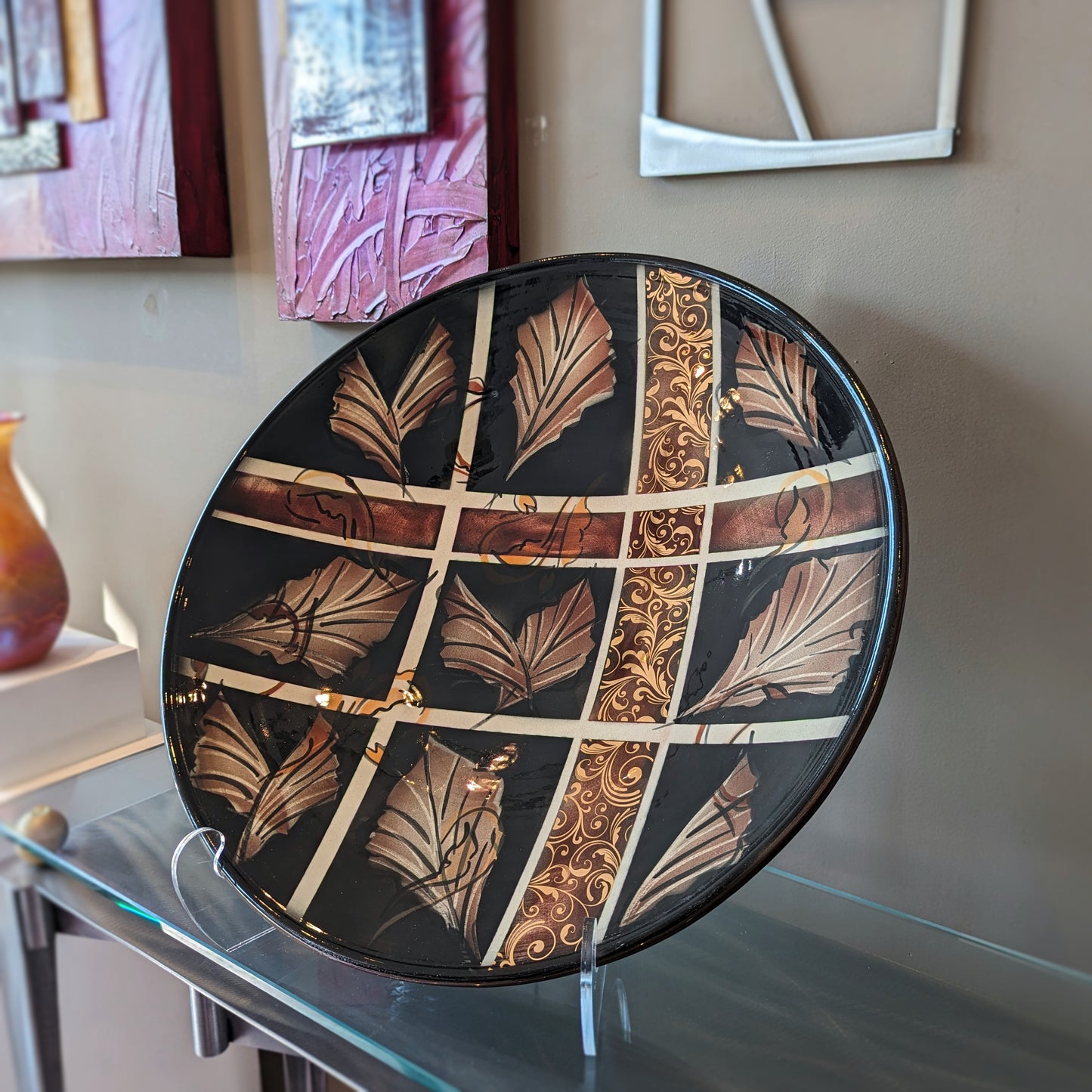 Modern Baroque Round Platter