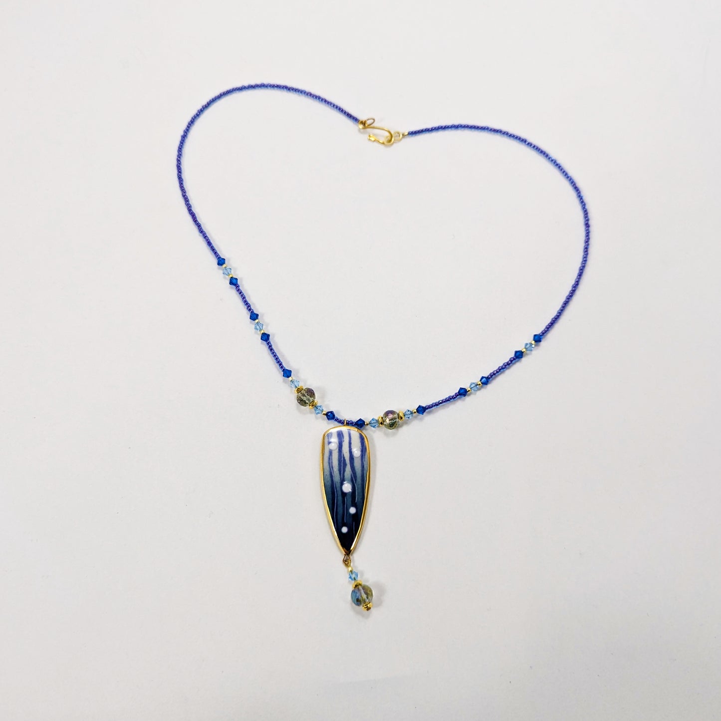 Blue Pointed Necklace