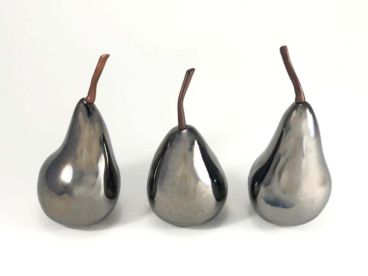 Pear Sculptures, Set of 3 (small)