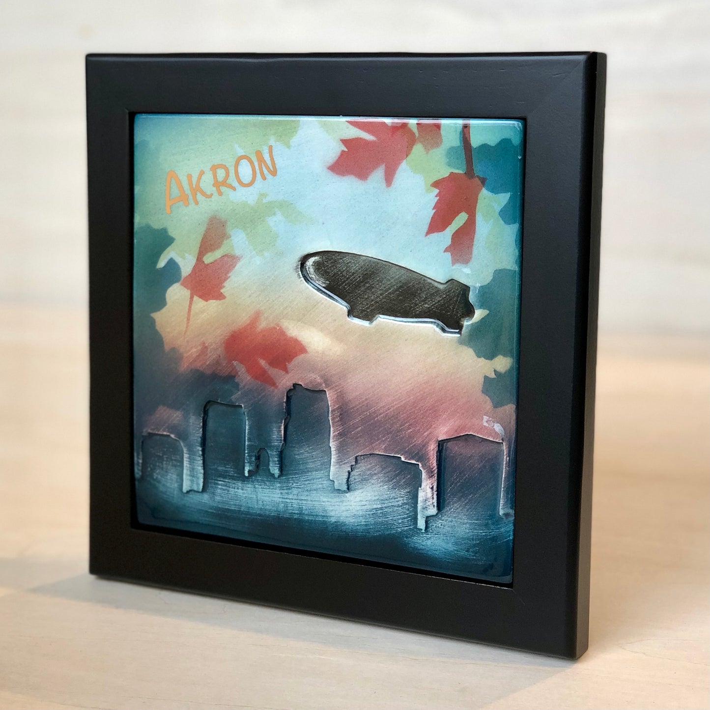 Akron Tile w/Black Frame