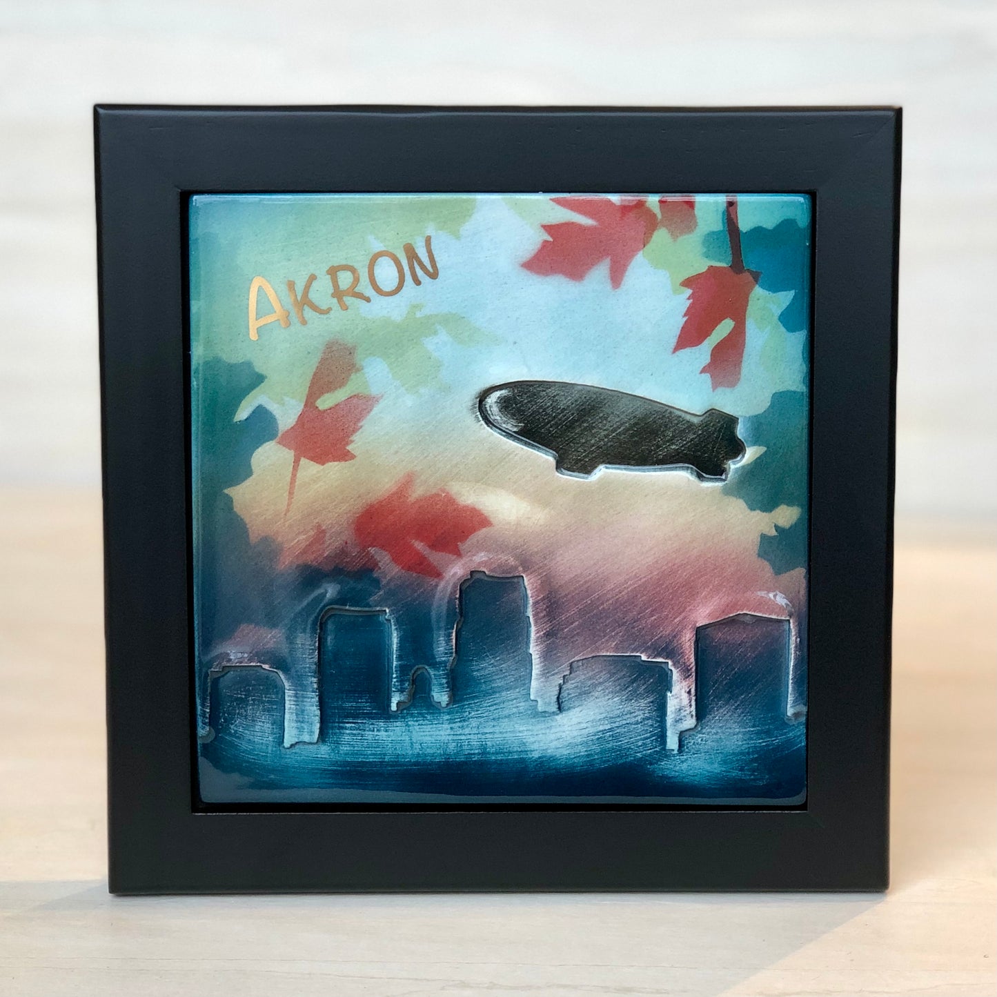 Akron Tile w/Black Frame