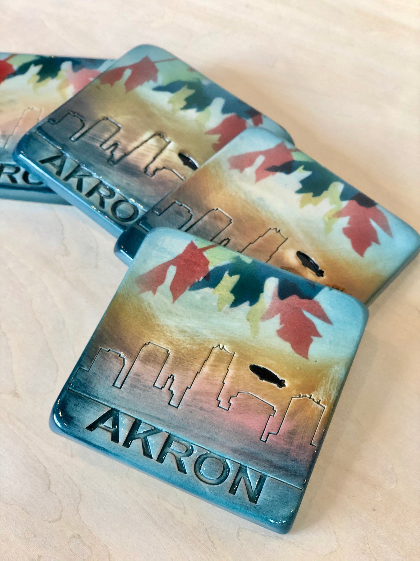 Akron Coasters (Set of 4)