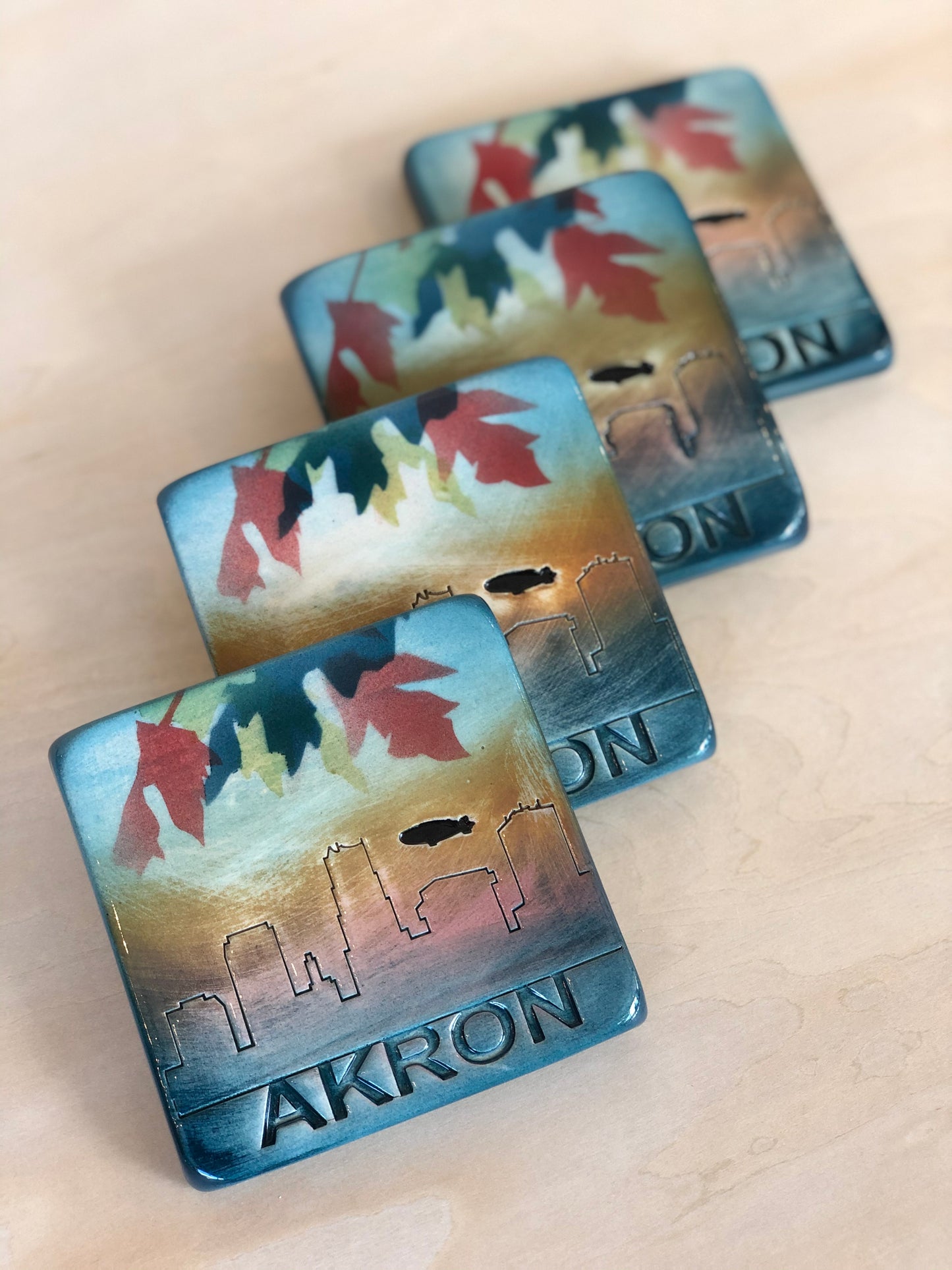 Akron Coasters (Set of 4)